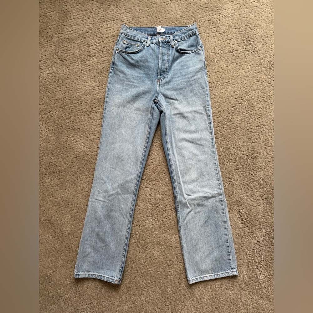 Topshop Kort Jeans in Bleach